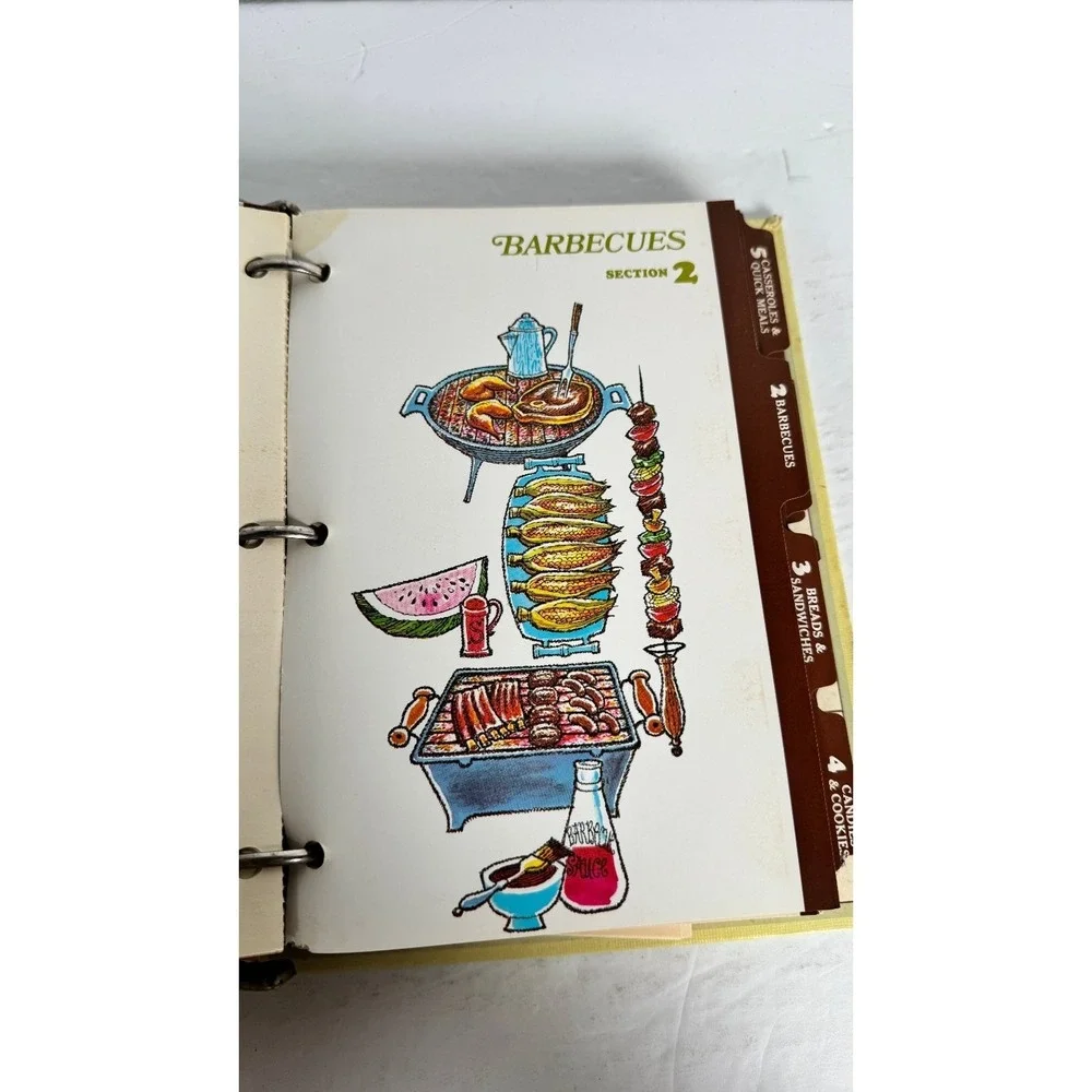 The Complete Family Cook Book 1969 Vintage Binder Recipes Curtin Publications
